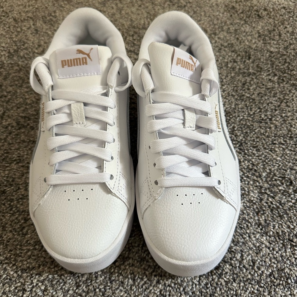 Puma Women's Sneakers Jada SC Better White Team Gold Size 6 - Just Tried On - Picture 2 of 8